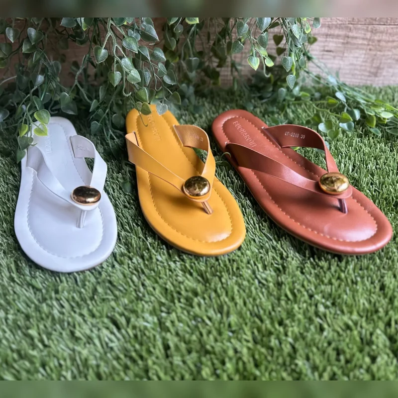 Sandalias boton dorado (3)