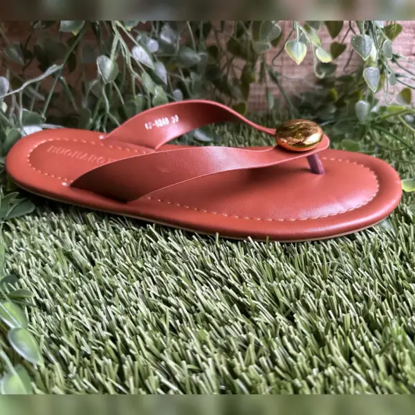 Sandalias boton dorado (5)