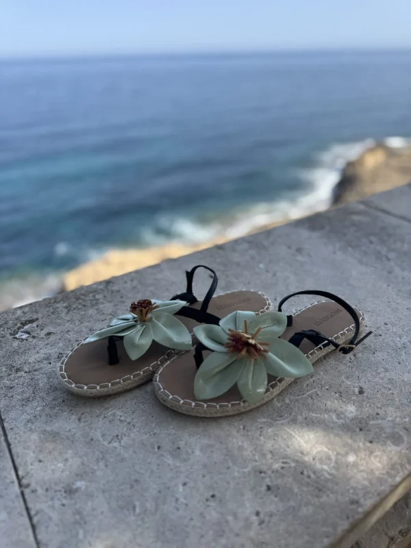 Sandalias buonarotti verdes