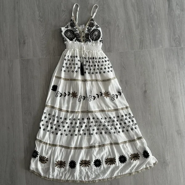 Vestido blanco playero